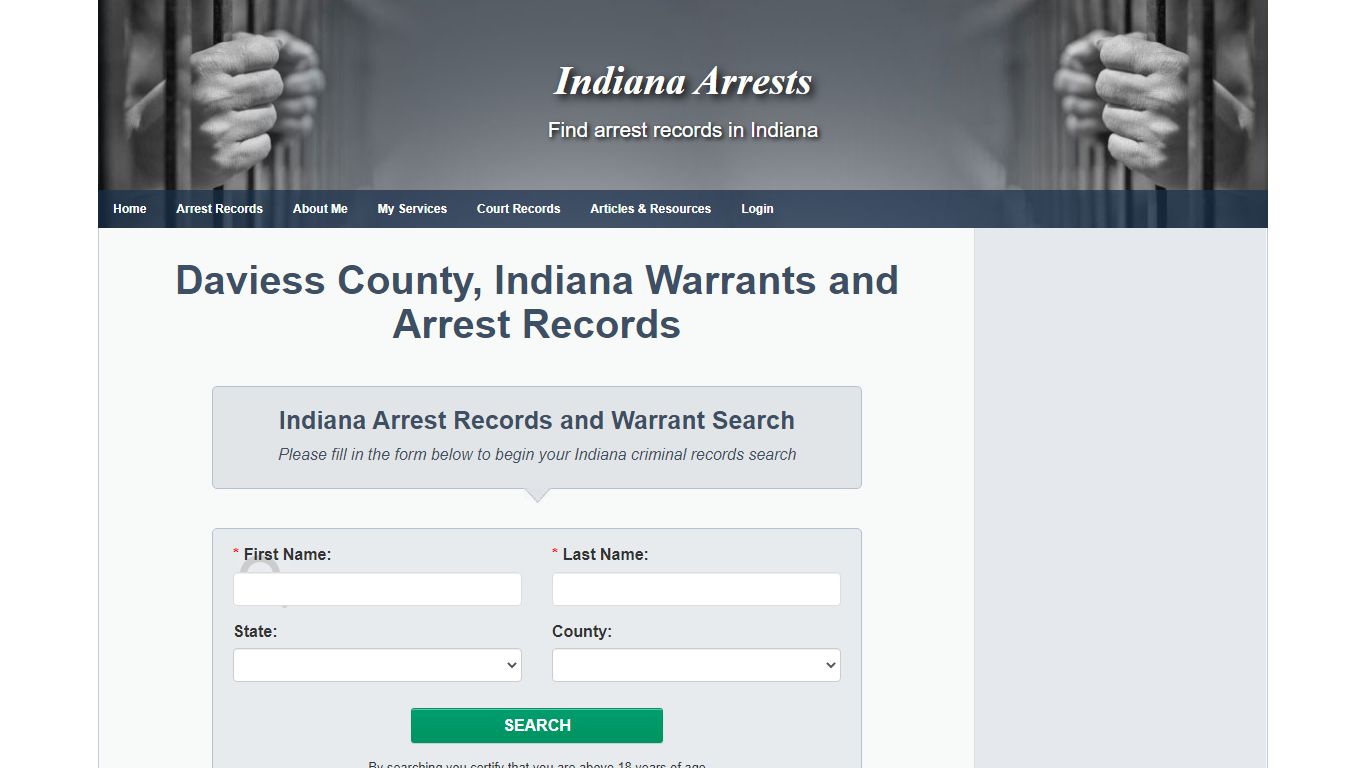 Daviess County, Indiana Warrants and Arrest Records ...